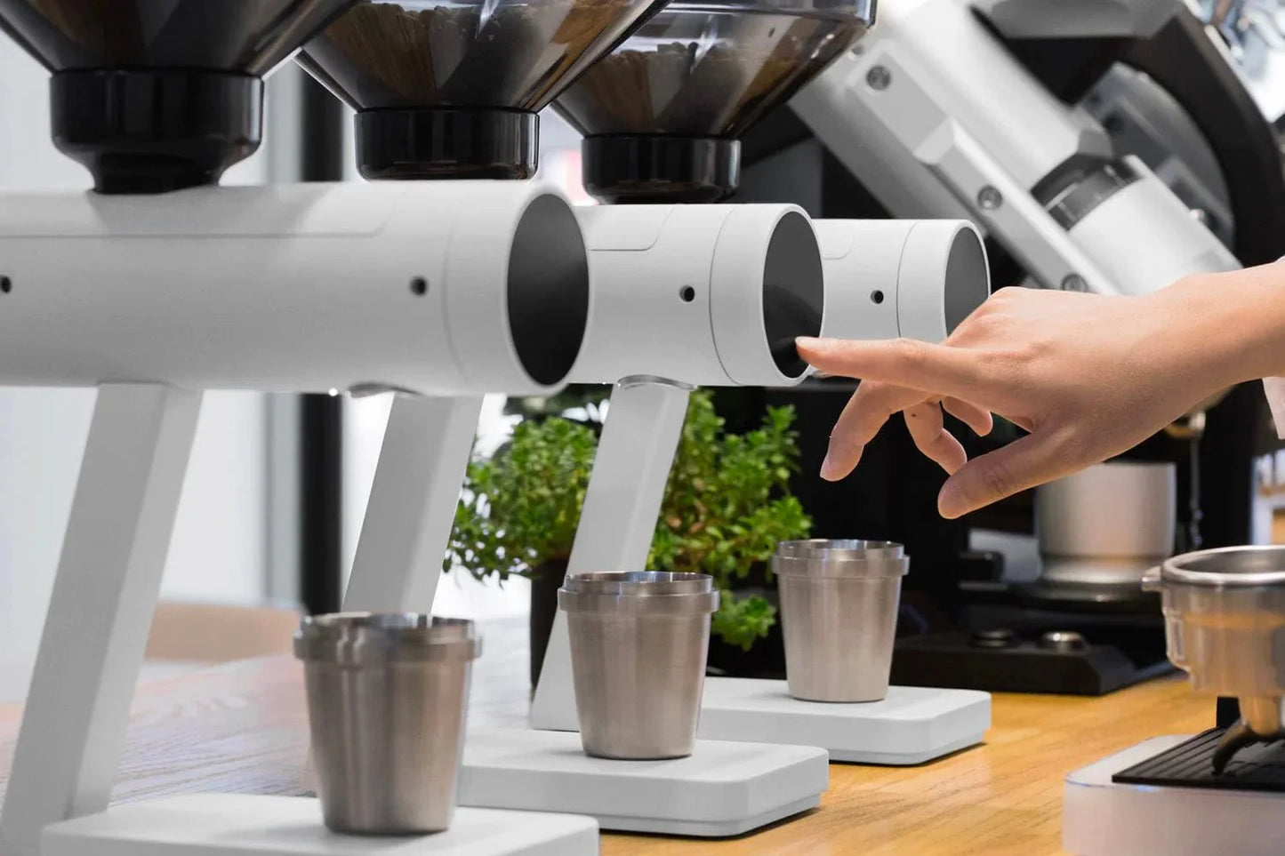 ACAIA ORION BEAN DOSER - MATTE WHITE