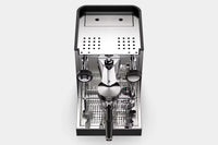 Rocket Appartamento Black espresso machine detail view.