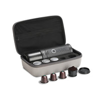 OutIn Traveler Nano Portable Espresso-Machine Gift Set (Space Grey)