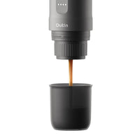 OutIn Traveler Nano Portable Espresso-Machine Gift Set (Space Grey)