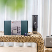 OutIn Traveler Nano Portable Espresso-Machine Gift Set (Space Grey)