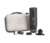 OutIn Traveler Nano Portable Espresso-Machine Gift Set (Space Grey)